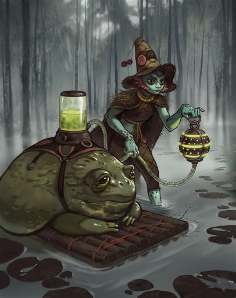 The Legend of the Witch and her Carnivorous Frog Familiar